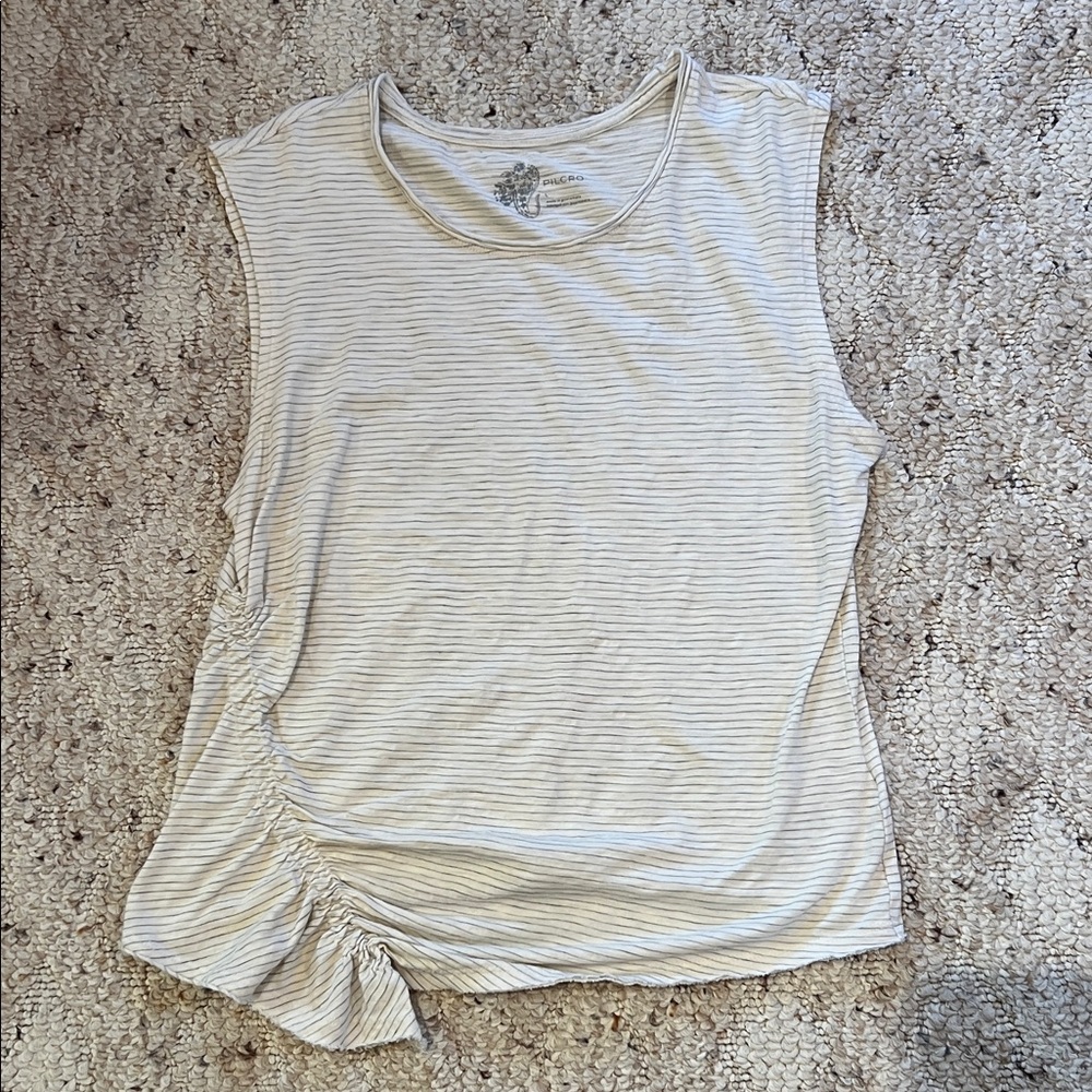 Anthropologie PILCRO Striped Sleeveless Top